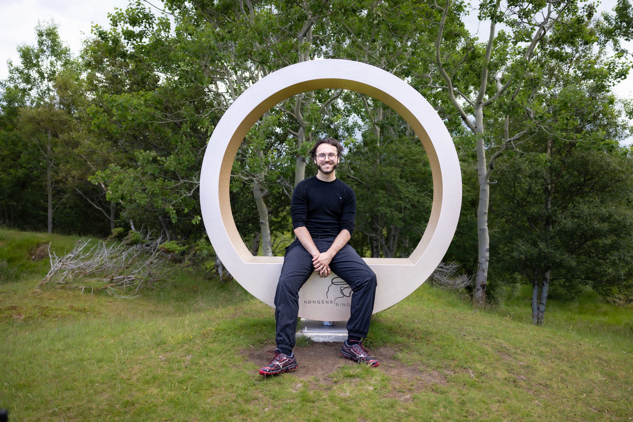 Henrik Hjorthaug Halle spelar Kongen i Herøyspelet Kongens Ring.